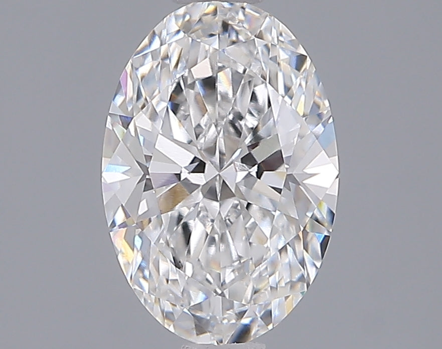 1.50 Carat Oval Shaped, Ideal Cut, E Color, IF Clarity, IGI Certified Lab Grown Diamond