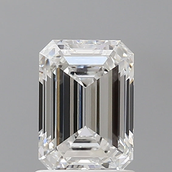 1.46 Carat Emerald Shaped, Ideal Cut, E Color, VVS2 Clarity, IGI Certified Lab Grown Diamond