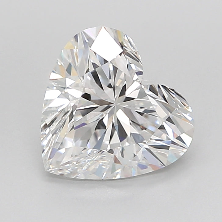 3.03 Carat Heart Shaped, Ideal Cut, E Color, VVS2 Clarity, IGI Certified Lab Grown Diamond