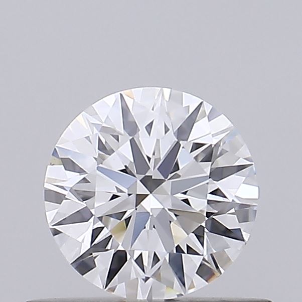 0.53 Carat Round Shaped, Ideal Cut, D Color, VS1 Clarity, IGI Certified Lab Grown Diamond