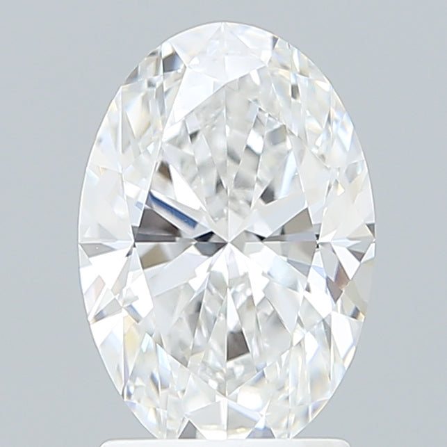 2.06 Carat Oval Shaped, Ideal Cut, D Color, VVS2 Clarity, IGI Certified Lab Grown Diamond