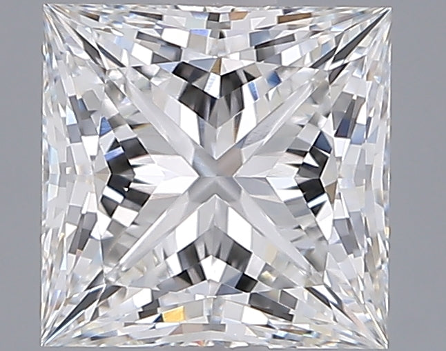 2.02 Carat Princess Shaped, Ideal Cut, E Color, VVS2 Clarity, IGI Certified Lab Grown Diamond