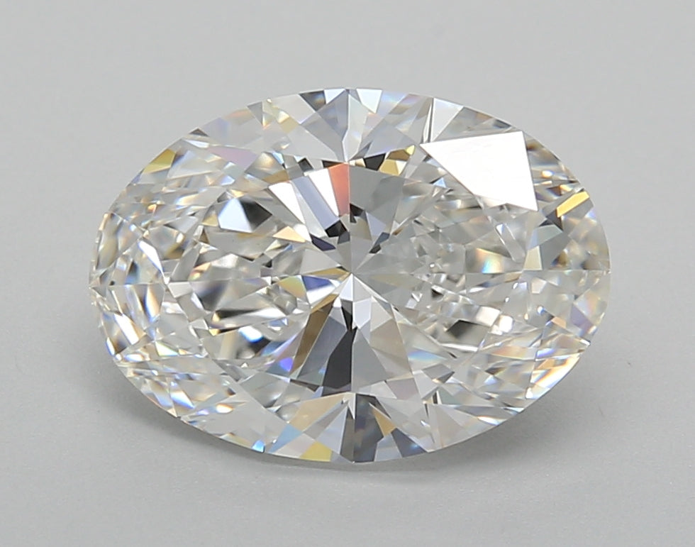 3.01 Carat Oval Shaped, Excellent Cut, E Color, VVS2 Clarity, IGI Certified Lab Grown Diamond