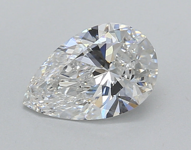 1.02 Carat Pear Shaped, Excellent Cut, D Color, VS1 Clarity, IGI Certified Lab Grown Diamond
