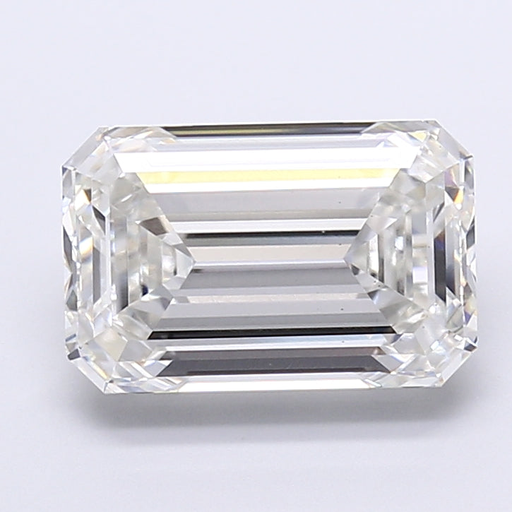 6.04 Carat Emerald Shaped, Very Good Cut, G Color, VS1 Clarity, IGI Certified Lab Grown Diamond