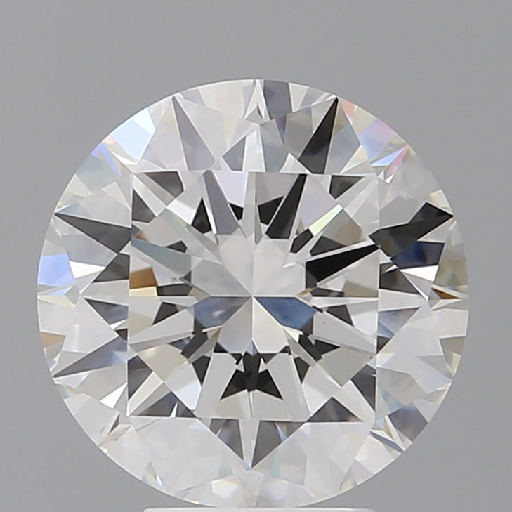 5.01 Carat Round Shaped, Excellent Cut, F Color, VVS2 Clarity, IGI Certified Lab Grown Diamond