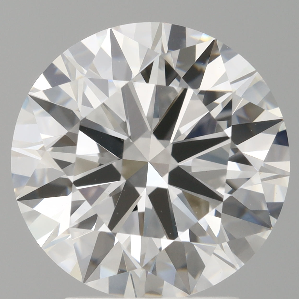 3.09 Carat Round Shaped, Ideal Cut, E Color, VVS2 Clarity, IGI Certified Lab Grown Diamond