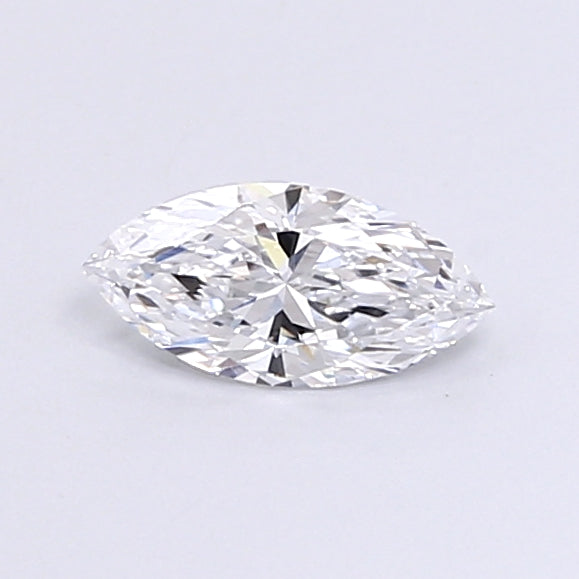 0.57 Carat Marquise Shaped, Very Good Cut, D Color, VS1 Clarity, IGI Certified Lab Grown Diamond