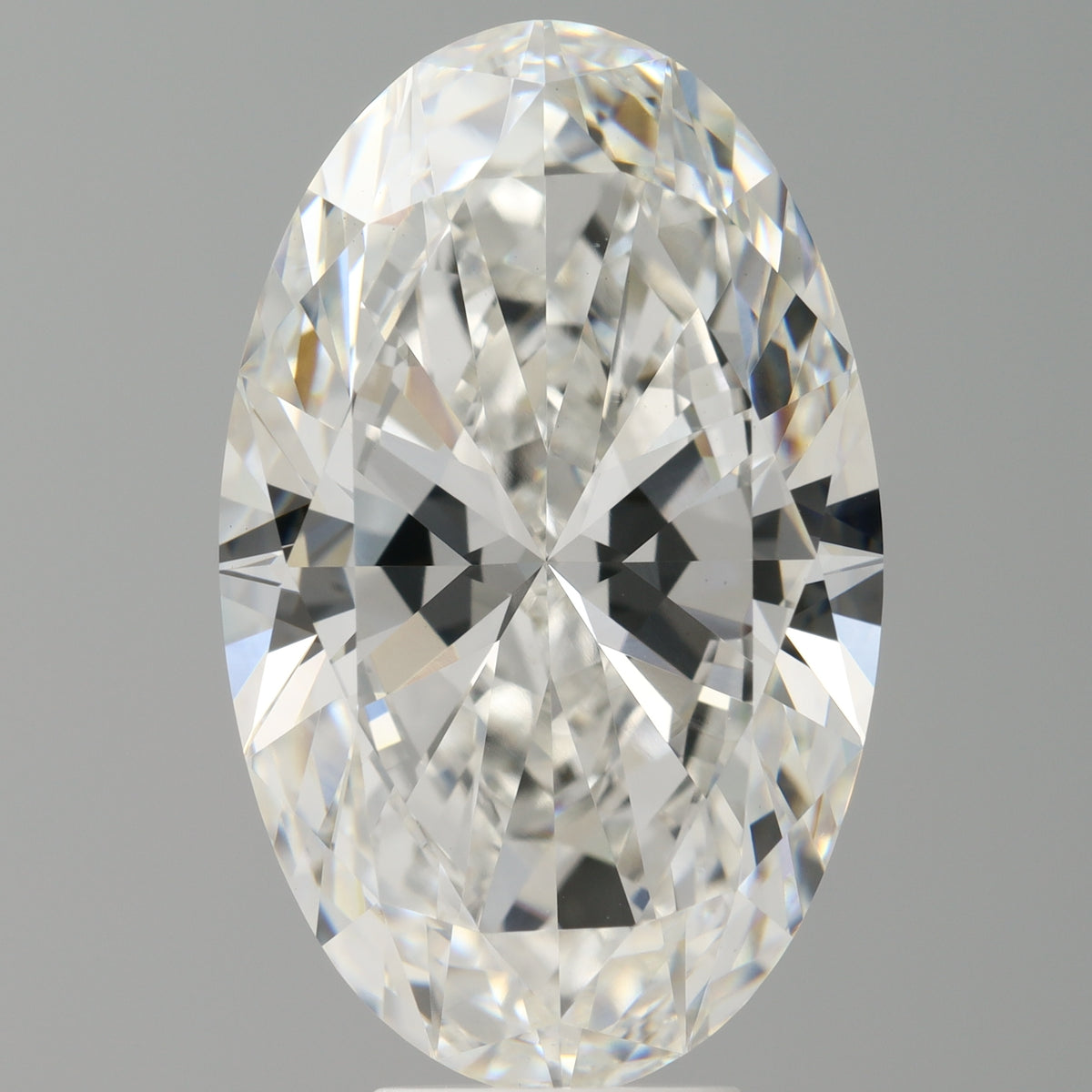 7.60 Carat Oval Shaped, Ideal Cut, F Color, VS1 Clarity, IGI Certified Lab Grown Diamond