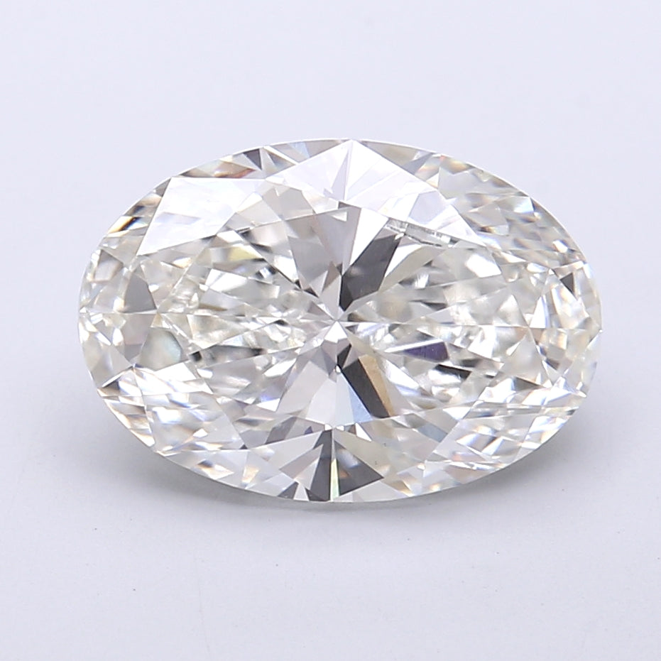 4.16 Carat Oval Shaped, Very Good Cut, G Color, VS1 Clarity, IGI Certified Lab Grown Diamond