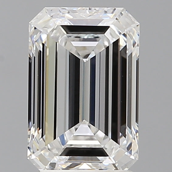 2.60 Carat Emerald Shaped, Ideal Cut, D Color, VVS2 Clarity, IGI Certified Lab Grown Diamond