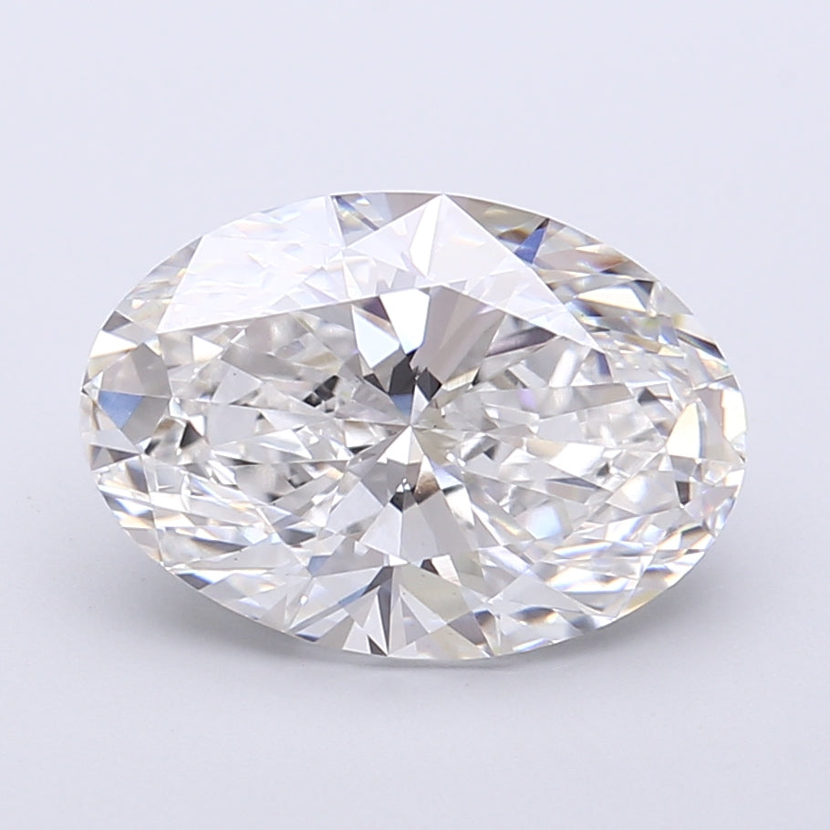 4.12 Carat Oval Shaped, Very Good Cut, E Color, VS1 Clarity, IGI Certified Lab Grown Diamond