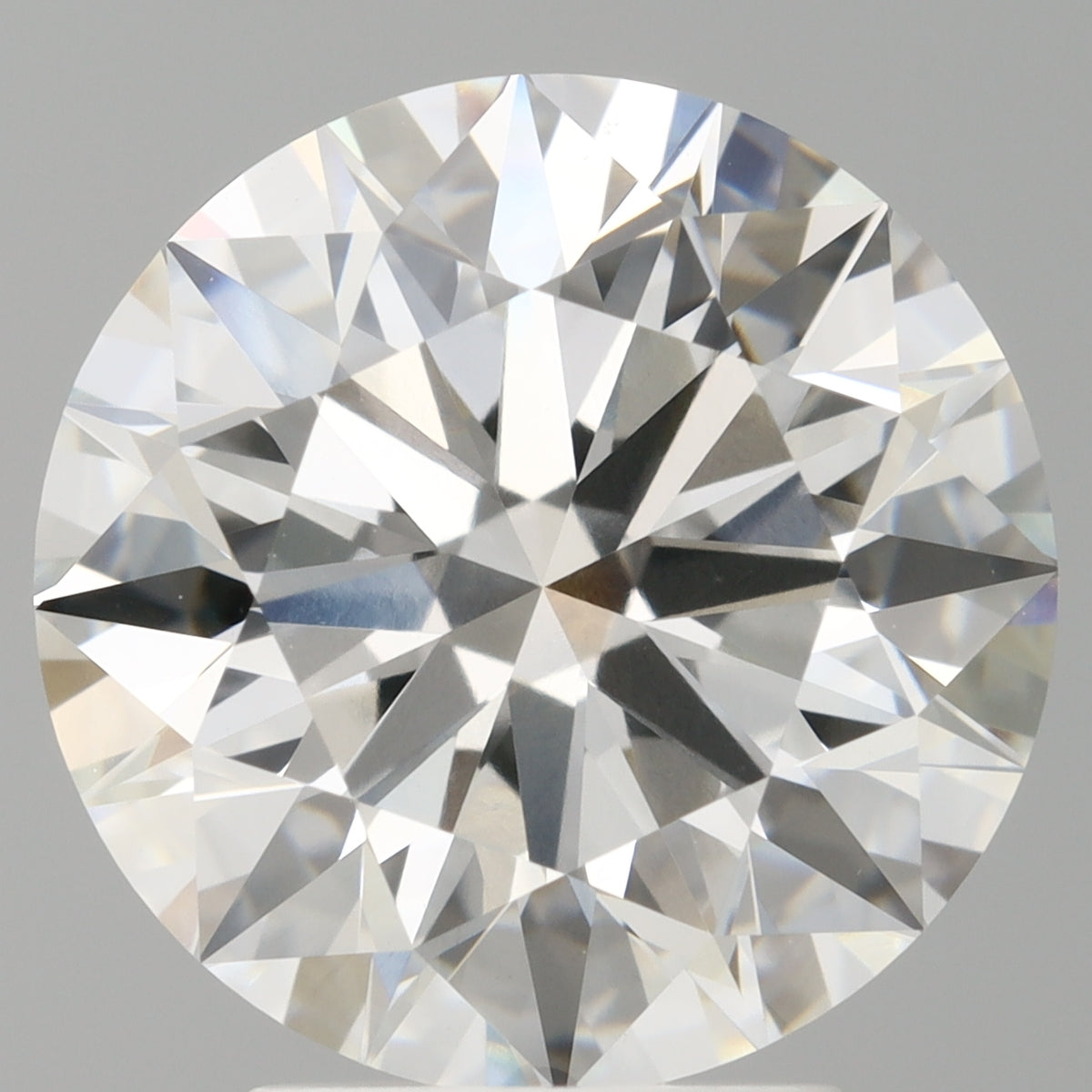 4.10 Carat Round Shaped, Ideal Cut, F Color, VVS1 Clarity, IGI Certified Lab Grown Diamond