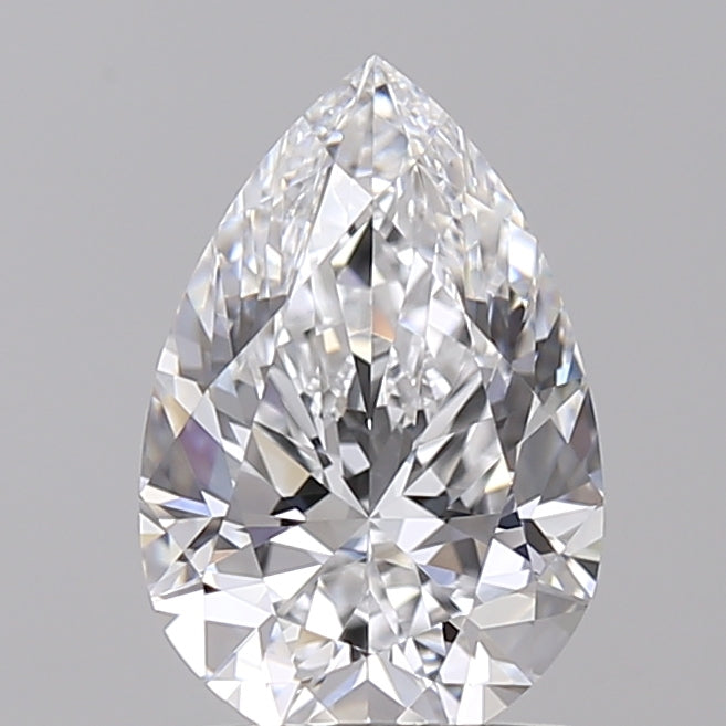 1.51 Carat Pear Shaped, Ideal Cut, E Color, IF Clarity, IGI Certified Lab Grown Diamond