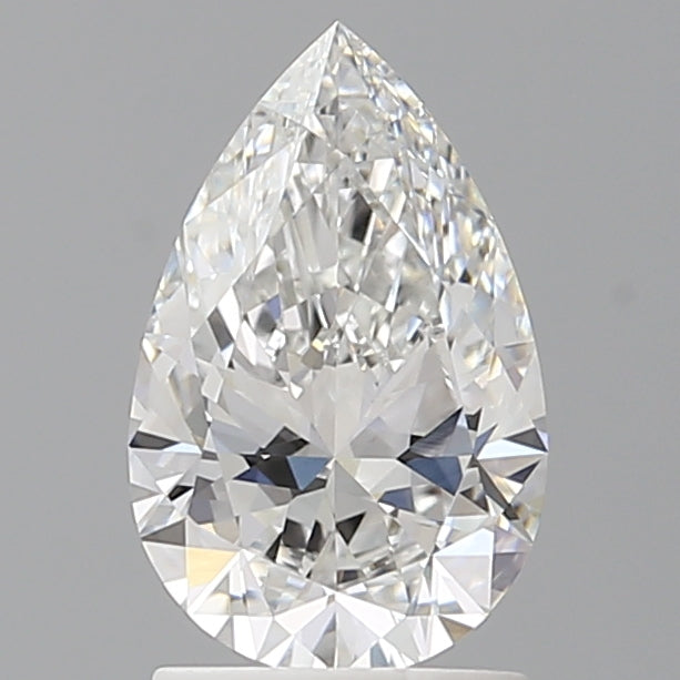 1.58 Carat Pear Shaped, Ideal Cut, E Color, VVS2 Clarity, IGI Certified Lab Grown Diamond