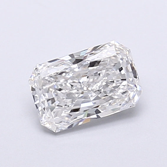 0.70 Carat Radiant Shaped, Very Good Cut, D Color, VVS2 Clarity, IGI Certified Lab Grown Diamond