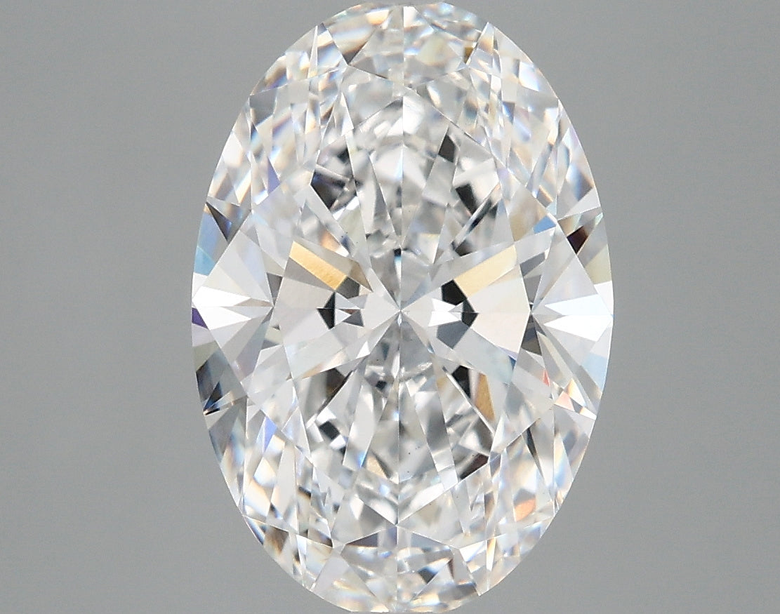 4.17 Carat Oval Shaped, Very Good Cut, E Color, VVS2 Clarity, IGI Certified Lab Grown Diamond