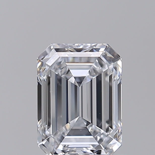 0.67 Carat Emerald Shaped, Ideal Cut, E Color, IF Clarity, IGI Certified Lab Grown Diamond