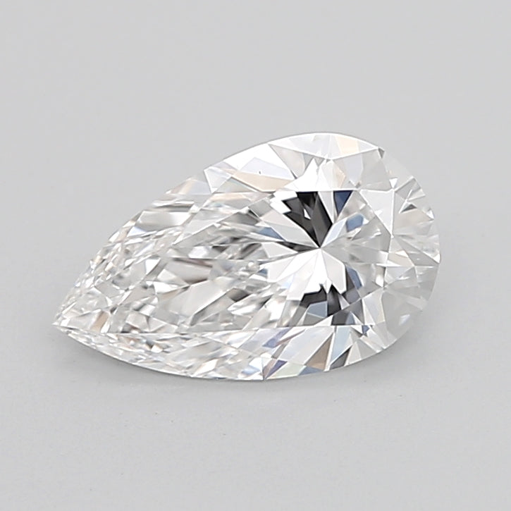 1.59 Carat Pear Shaped, Ideal Cut, D Color, VS1 Clarity, IGI Certified Lab Grown Diamond