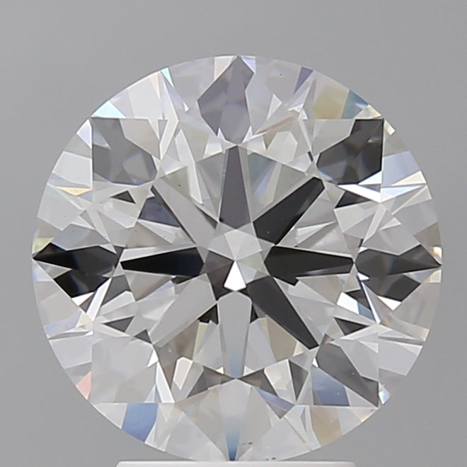 4.01 Carat Round Shaped, Ideal Cut, E Color, VVS2 Clarity, IGI Certified Lab Grown Diamond