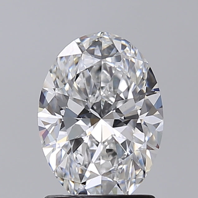 1.52 Carat Oval Shaped, Excellent Cut, D Color, VVS2 Clarity, IGI Certified Lab Grown Diamond