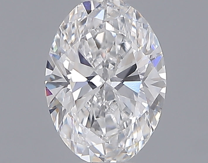 0.71 Carat Oval Shaped, Ideal Cut, D Color, VVS2 Clarity, IGI Certified Lab Grown Diamond
