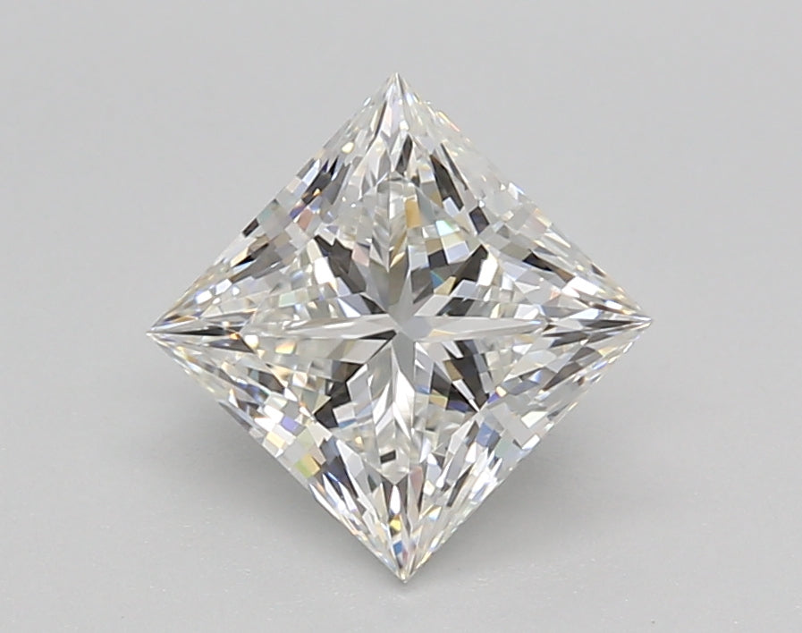 1.51 Carat Princess Shaped, Ideal Cut, E Color, VVS1 Clarity, IGI Certified Lab Grown Diamond