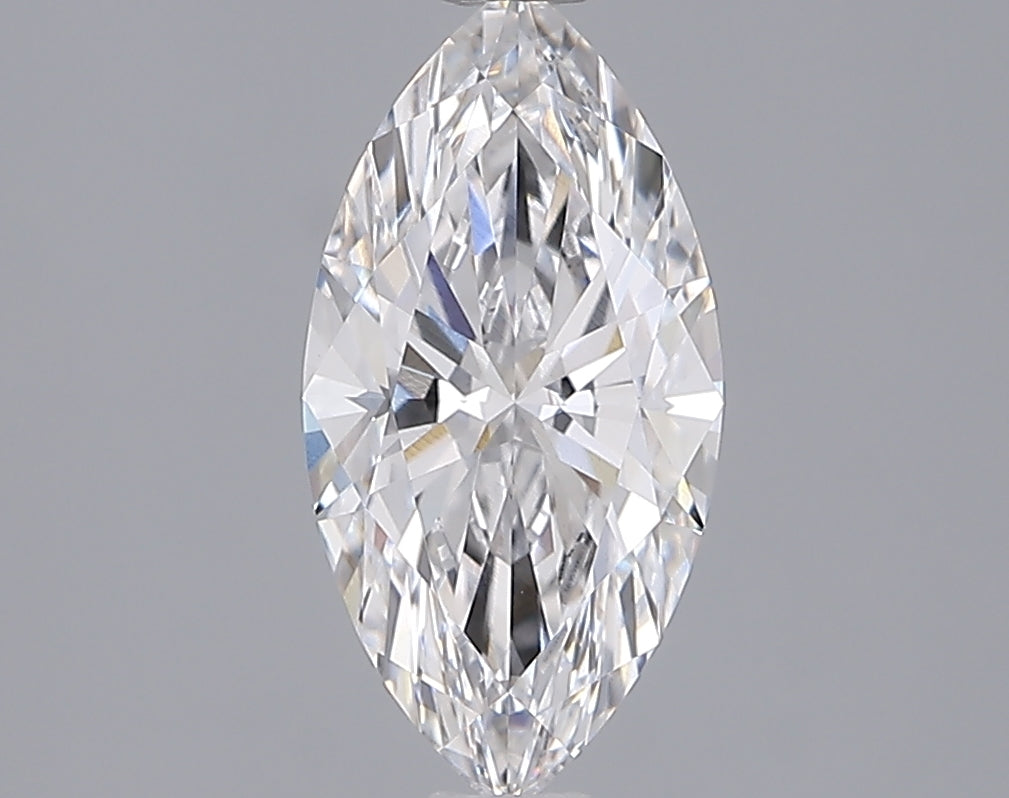 1.55 Carat Marquise Shaped, Ideal Cut, D Color, VVS2 Clarity, IGI Certified Lab Grown Diamond