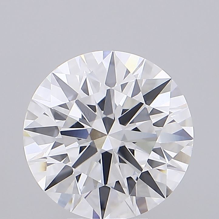 5.18 Carat Round Shaped, Ideal Cut, D Color, VVS2 Clarity, IGI Certified Lab Grown Diamond