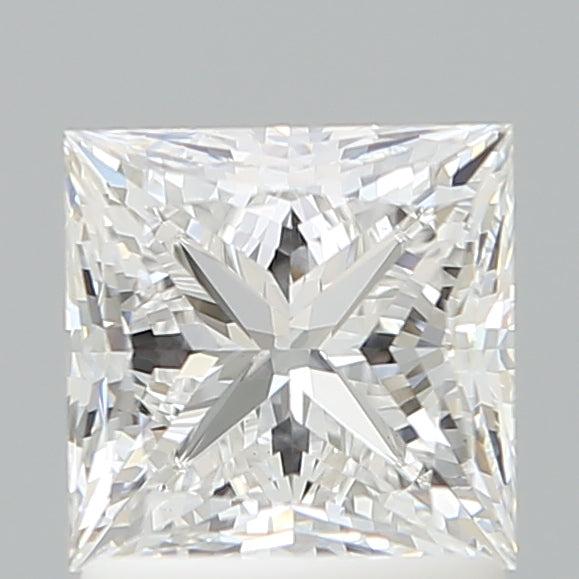 1.59 Carat Princess Shaped, Ideal Cut, D Color, VVS2 Clarity, IGI Certified Lab Grown Diamond