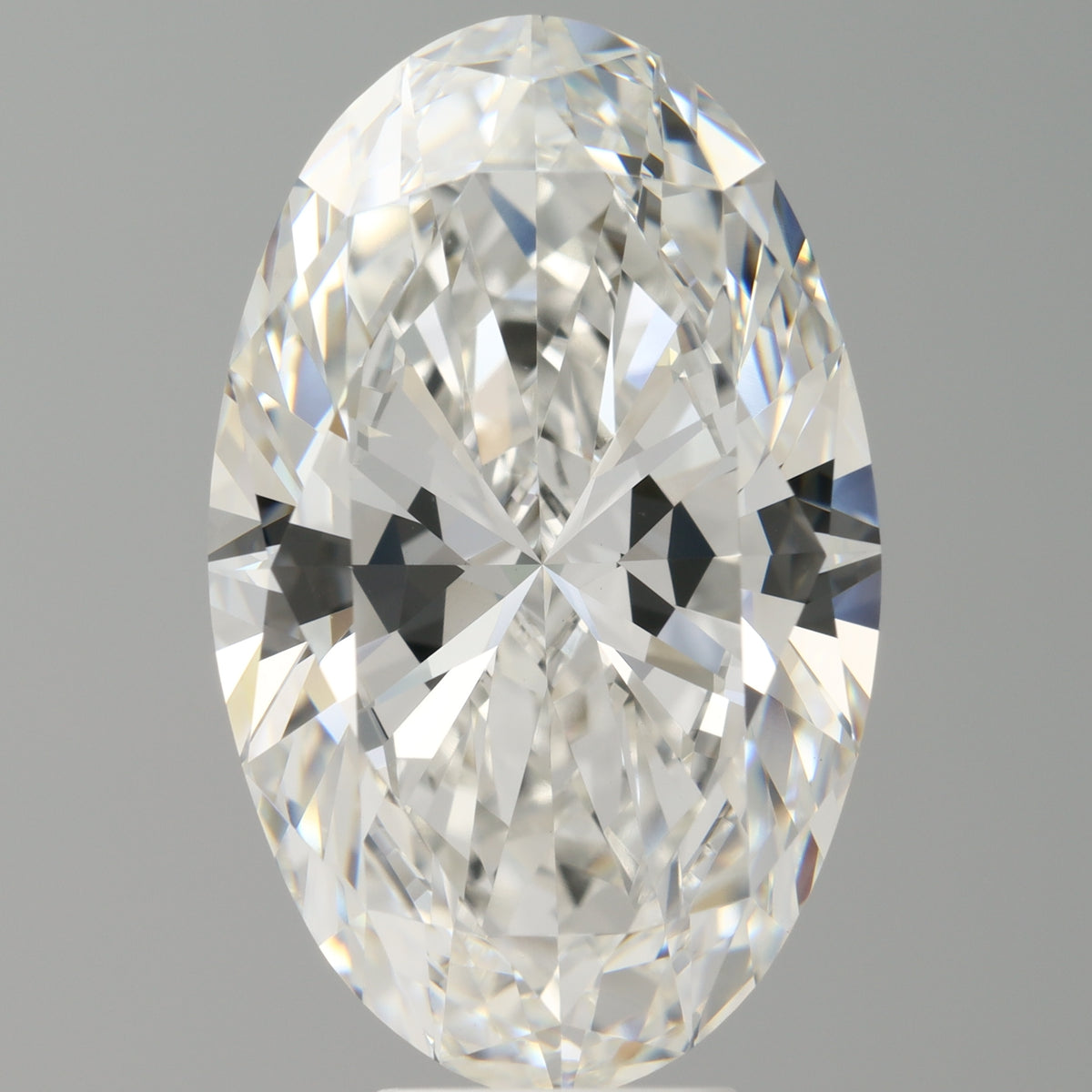 8.07 Carat Oval Shaped, Ideal Cut, E Color, VVS2 Clarity, IGI Certified Lab Grown Diamond