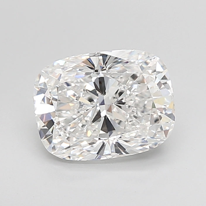 3.02 Carat Cushion Shaped, Ideal Cut, E Color, VVS2 Clarity, IGI Certified Lab Grown Diamond