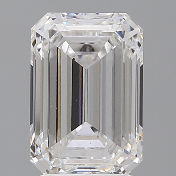 2.57 Carat Emerald Shaped, Ideal Cut, D Color, VS1 Clarity, IGI Certified Lab Grown Diamond