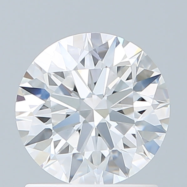 1.24 Carat Round Shaped, Ideal Cut, D Color, VVS2 Clarity, IGI Certified Lab Grown Diamond