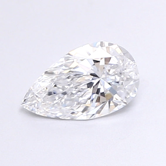 0.57 Carat Pear Shaped, Very Good Cut, D Color, VS1 Clarity, IGI Certified Lab Grown Diamond