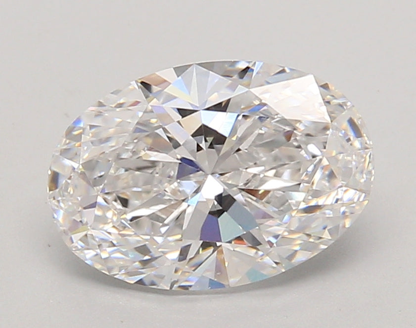 2.06 Carat Oval Shaped, Ideal Cut, E Color, VVS1 Clarity, IGI Certified Lab Grown Diamond
