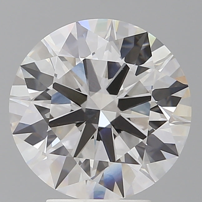 4.05 Carat Round Shaped, Ideal Cut, F Color, VVS2 Clarity, IGI Certified Lab Grown Diamond