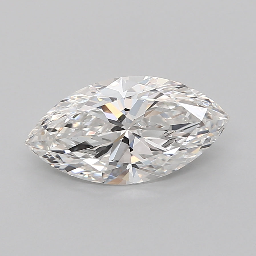 2.05 Carat Marquise Shaped, Ideal Cut, E Color, VVS2 Clarity, IGI Certified Lab Grown Diamond