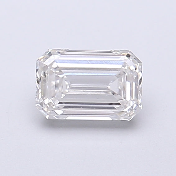 0.66 Carat Emerald Shaped, Very Good Cut, E Color, VVS2 Clarity, IGI Certified Lab Grown Diamond