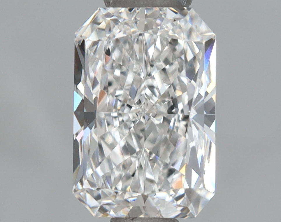 1.12 Carat Radiant Shaped, Ideal Cut, D Color, VVS1 Clarity, IGI Certified Lab Grown Diamond