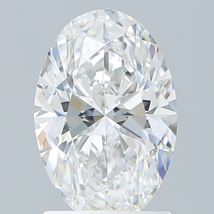 1.60 Carat Oval Shaped, Excellent Cut, D Color, VVS2 Clarity, IGI Certified Lab Grown Diamond