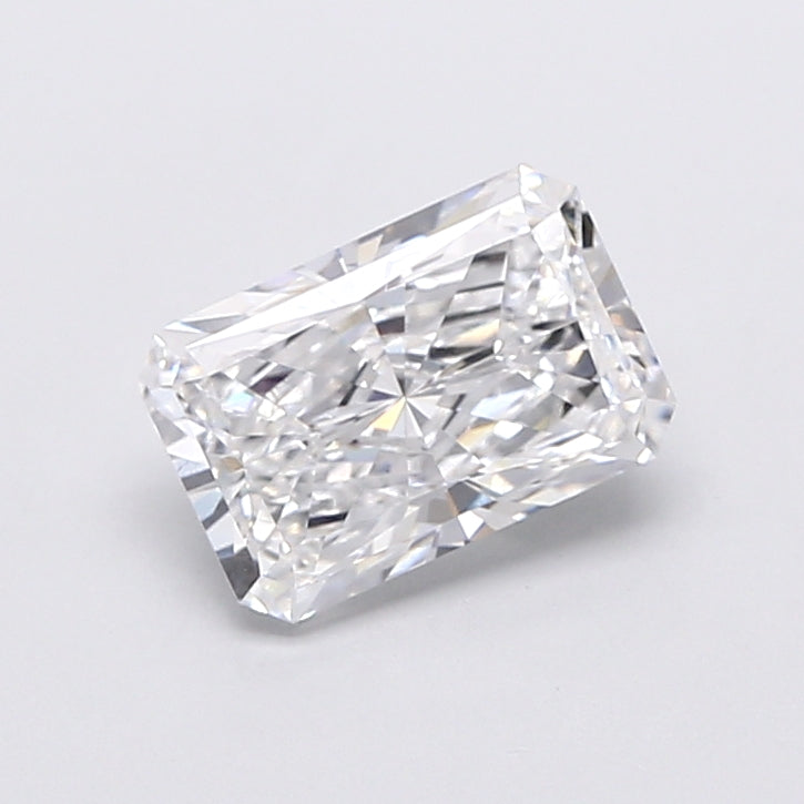 2.46 Carat Radiant Shaped, Very Good Cut, D Color, VVS2 Clarity, IGI Certified Lab Grown Diamond