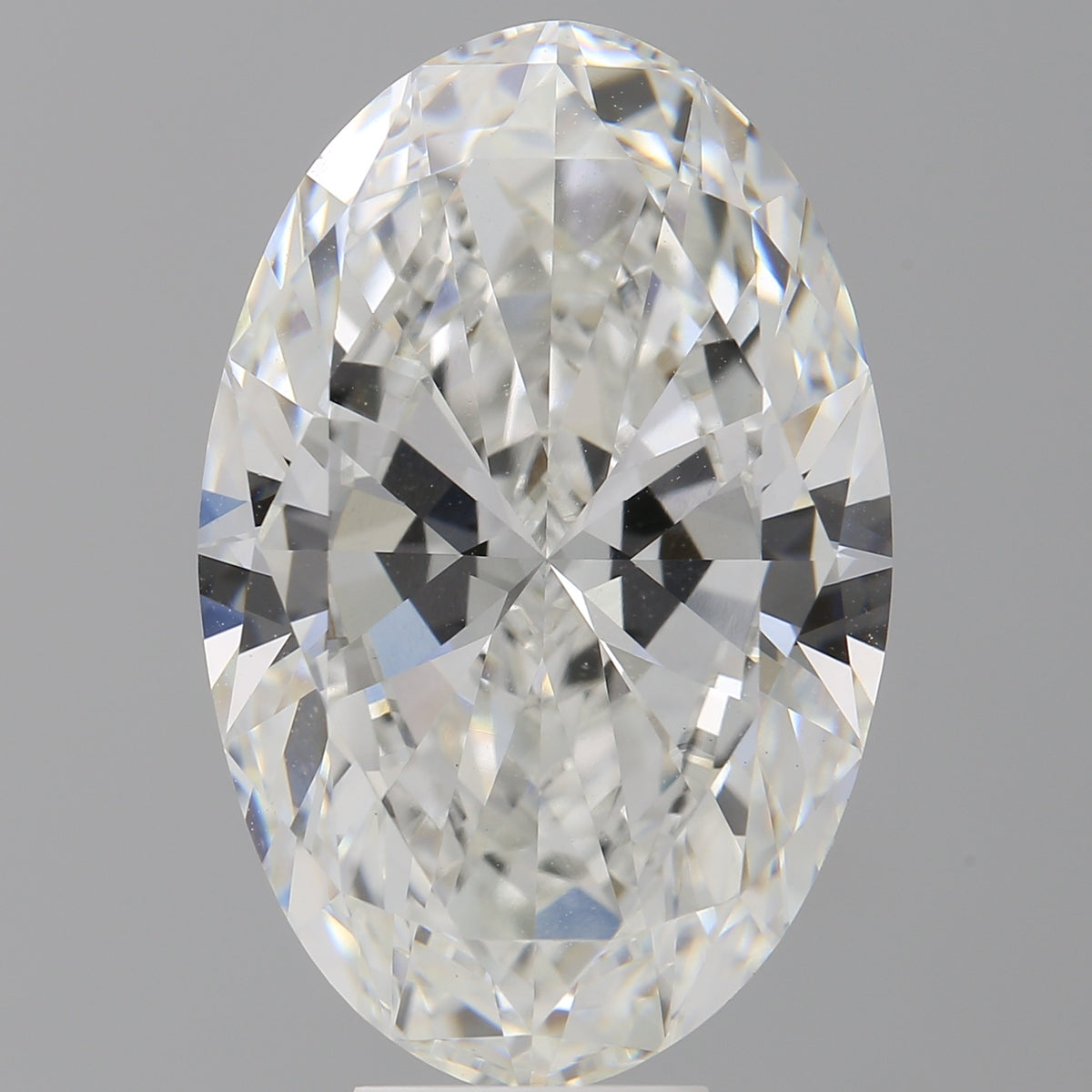 9.06 Carat Oval Shaped, Excellent Cut, F Color, VVS2 Clarity, IGI Certified Lab Grown Diamond