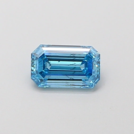 0.43 Carat Emerald Shaped, Very Good Cut, SI1 Clarity, IGI Certified Lab Grown Diamond