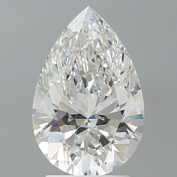 2.59 Carat Pear Shaped, Ideal Cut, E Color, VVS2 Clarity, IGI Certified Lab Grown Diamond