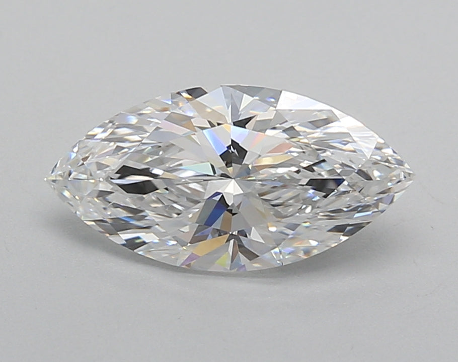 1.50 Carat Marquise Shaped, Excellent Cut, D Color, VS1 Clarity, IGI Certified Lab Grown Diamond