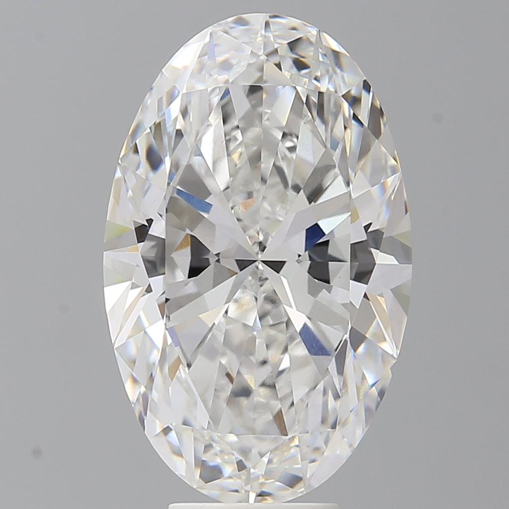 7.59 Carat Oval Shaped, Ideal Cut, E Color, VVS2 Clarity, IGI Certified Lab Grown Diamond