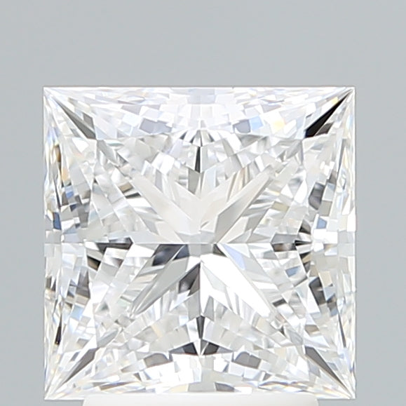 3.09 Carat Princess Shaped, Ideal Cut, E Color, VVS2 Clarity, IGI Certified Lab Grown Diamond