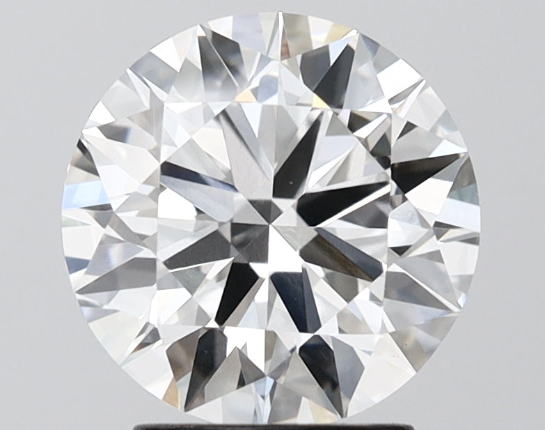 2.57 Carat Round Shaped, Excellent Cut, F Color, VVS2 Clarity, IGI Certified Lab Grown Diamond