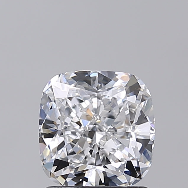 1.52 Carat Cushion Shaped, Ideal Cut, D Color, VVS2 Clarity, IGI Certified Lab Grown Diamond
